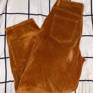 Size small orange corduroy pants